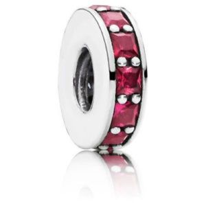 Pandora Eternity Spacer Ruby Red